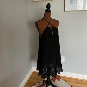 Free People Intimately Slip Dress Black Size Large